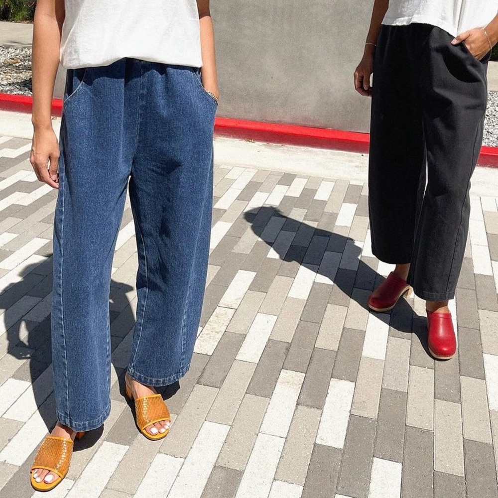 Le Bon Shoppe Arc Pants Blue Denim